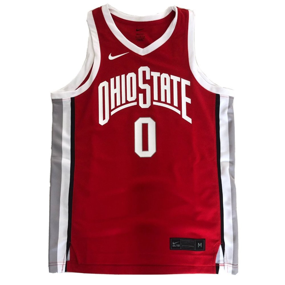 Nike Men's The Ohio State Buckeye's #0 Basketball Jersey CN3616-657
